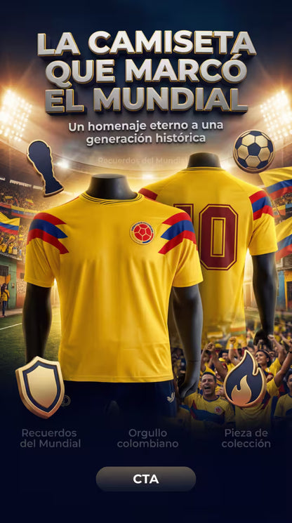 CAMISETA DE COLOMBIA HOMENAJE AL PIBE EL  10 ETERNO SOLO PARA VERDADEROS HINCHAS