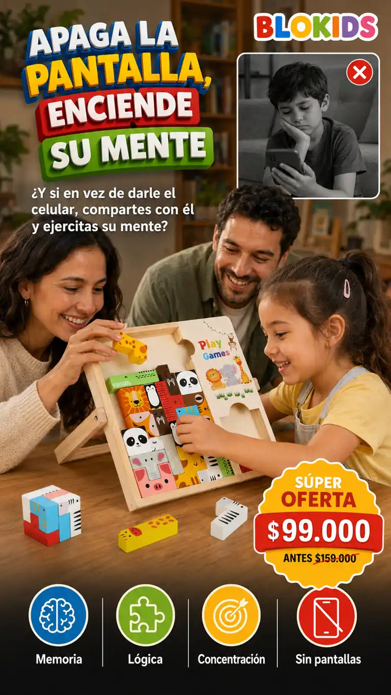 Dale el celular y le apagara la mente poco a poco , dale nuestro BLOOKIDS  y se la encedera  y  desarrollara