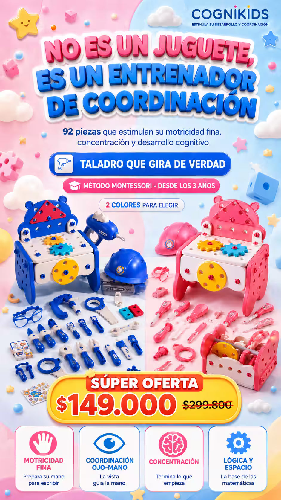 El celular no lo entretiene: lo apaga.  Mientras tu hijo mira una pantalla, sus manos no hacen nada, su cuerpo no se mueve y su mente No decide, no resuelve, no crea