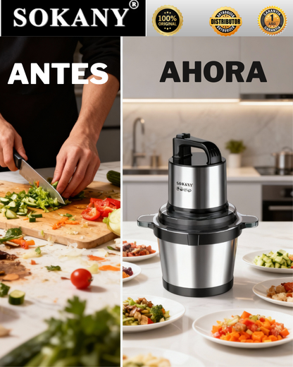PICADORA SOKANY ORIGINAL 4 LITROS ⭐⭐⭐ HOY GARANTIA DE 1 AÑO⭐⭐⭐