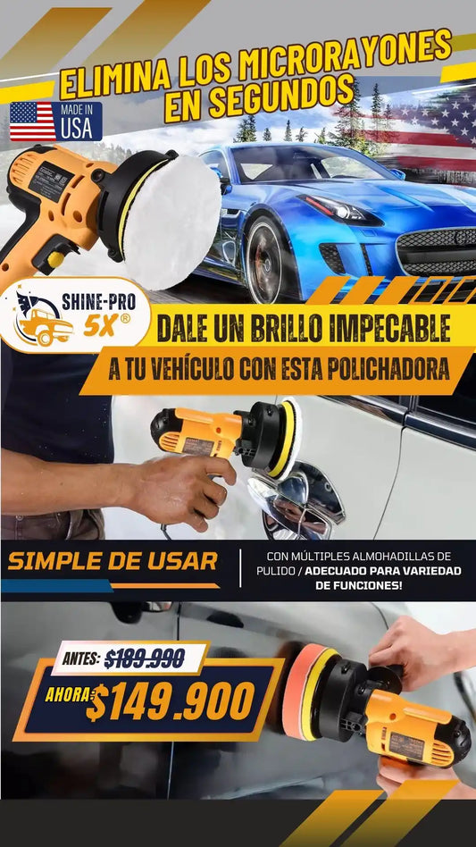POLICHADORA ELECTRICA AMERICANA ⭐ORIGINAL DE ALTO RENDIMIENTO⭐GARANTIA 1 AÑO