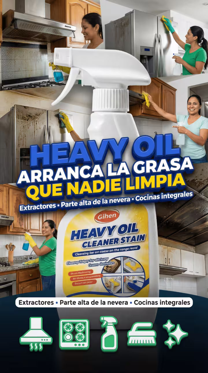 🔥 “Heavy Oil *ORIGINAL*: Arranca la grasa que ves… y la que finges no ver.”